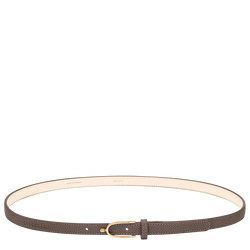 Ladies' belt , Taupe - Leather