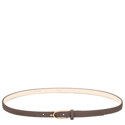 Ladies' belt , Taupe - Leather