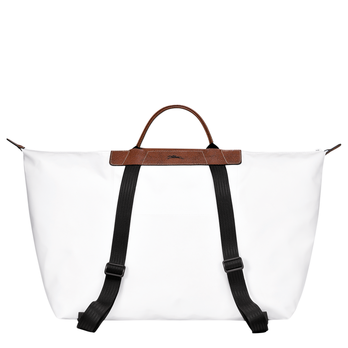 Longchamp X D'heygere Reisetasche/Rucksack S, Weiss