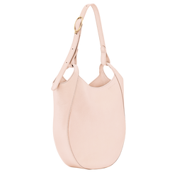 Le Foulonn&eacute; L Hobo bag , Cream - Leather