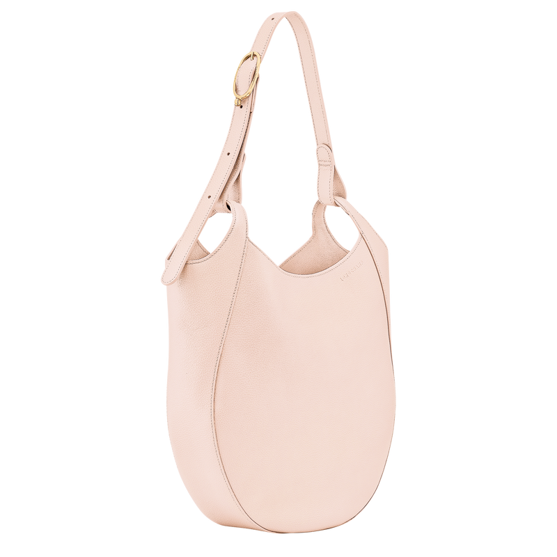 Le Foulonn&eacute; L Hobo bag , Cream - Leather  - View 2 of  5