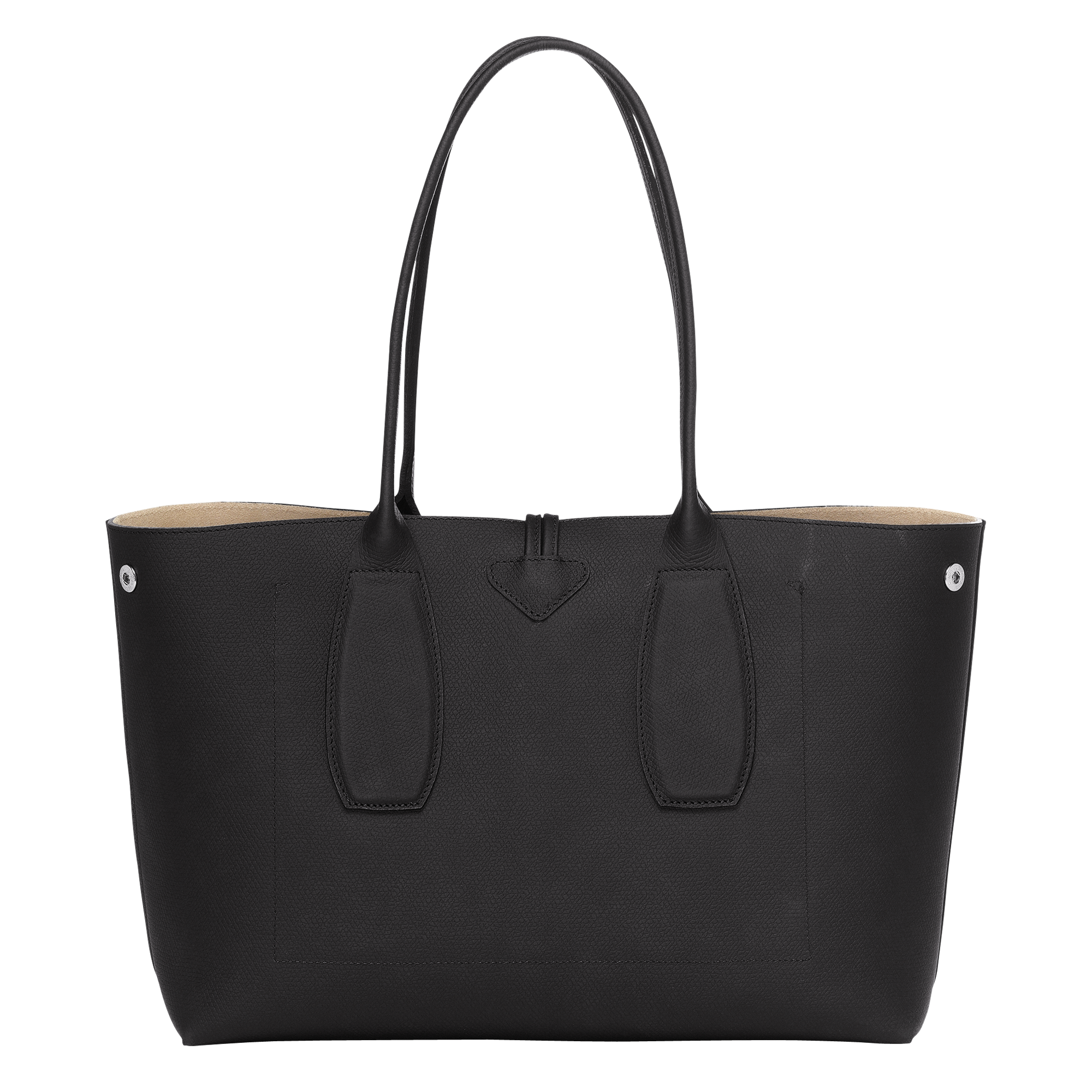 HERITAGE TOTE BAG - NATURAL / FLAT SILVER / BLACK