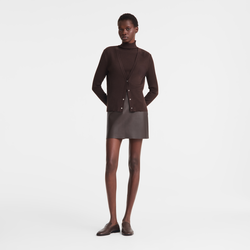 Cardigan , Mocha - Knit