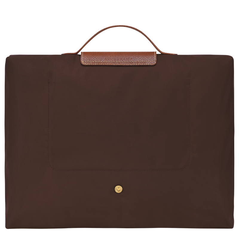 Le Pliage Original S Briefcase , Ebony - Recycled canvas  - View 4 of  5