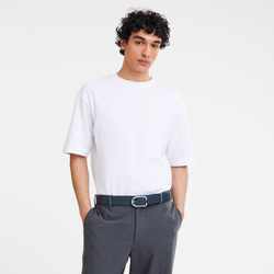 Herrengürtel Le Foulonné , Leder - Navy