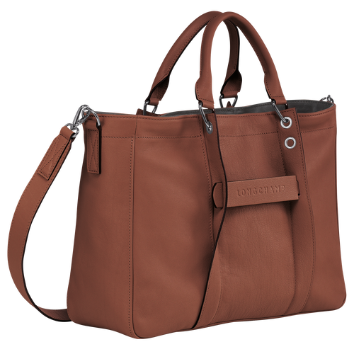 Sac porté main M Longchamp 3D Cognac (L1285772504) | Longchamp FR Sac porté main M Longchamp 3D Cognac (L1285772504) | Longchamp FR