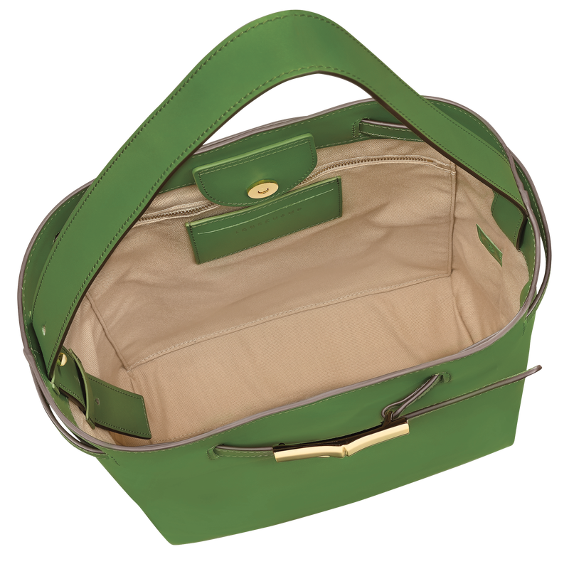 Le Smart Bolso de hombro L , Cuero - Matcha  - Vista 4 de 5