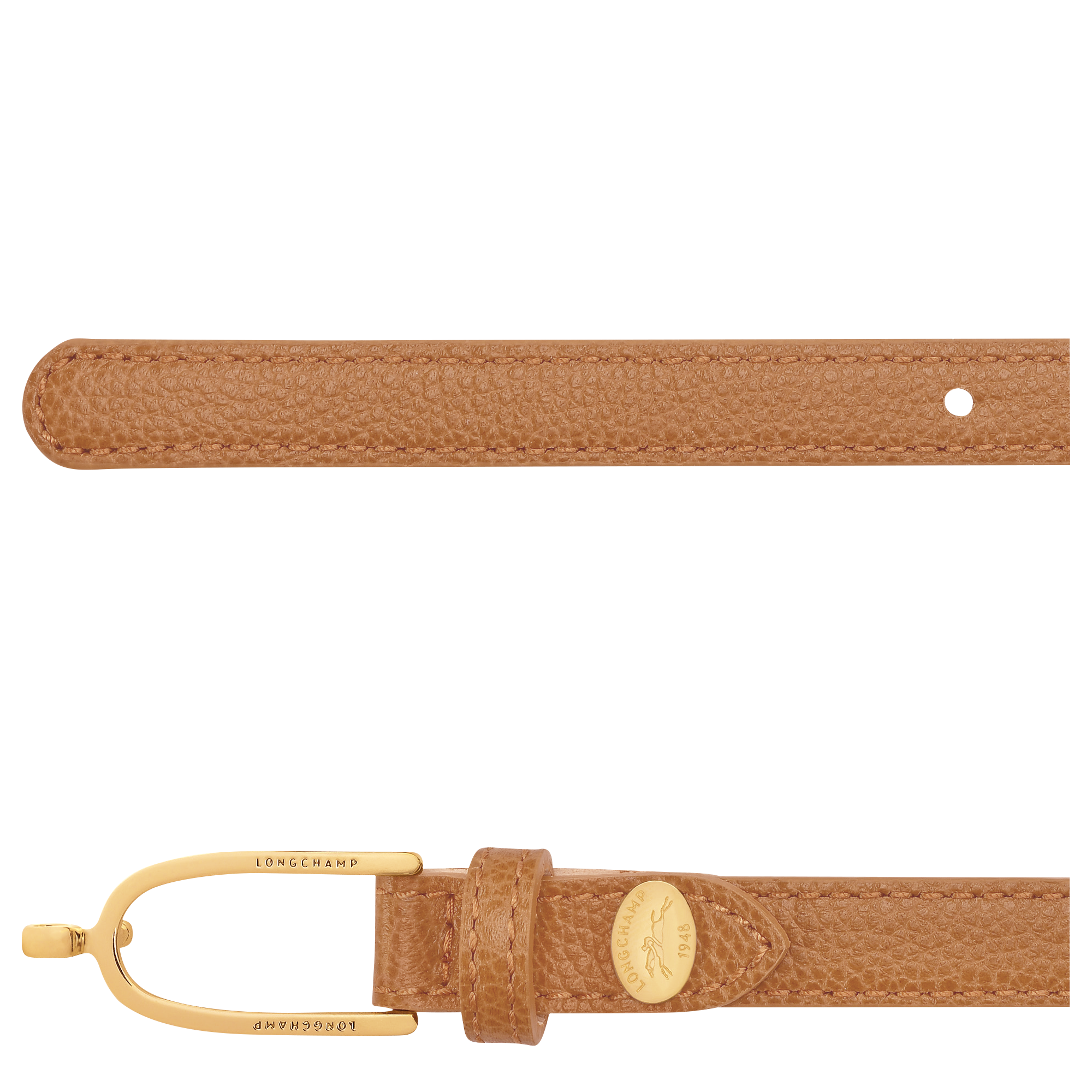 Le Foulonn&eacute; Ladies' belt, Pecan