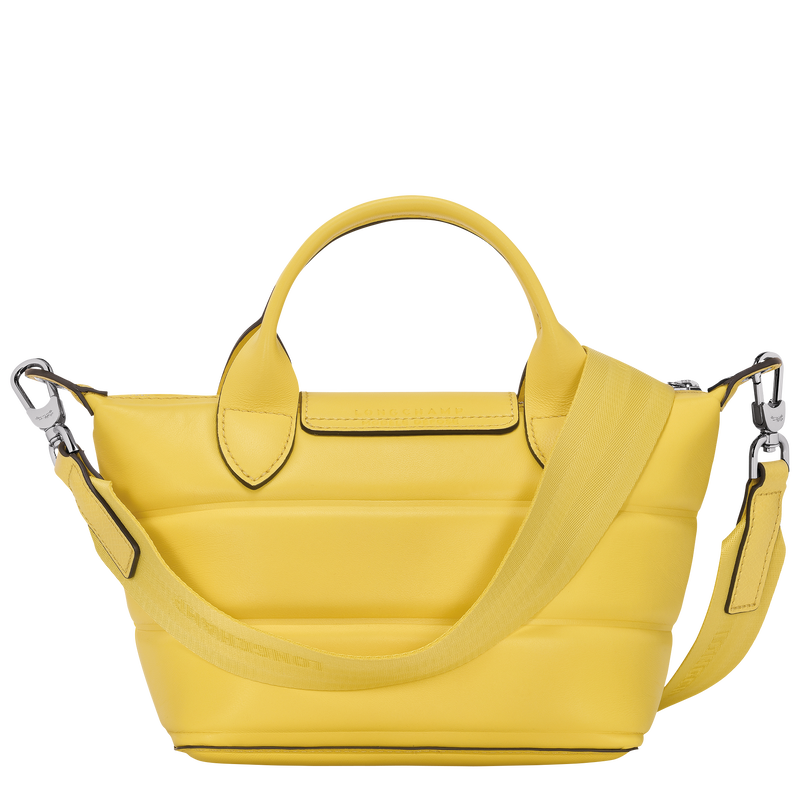 Le Pliage Xtra XS Handbag , Yellow - Leather  - View 4 of  4