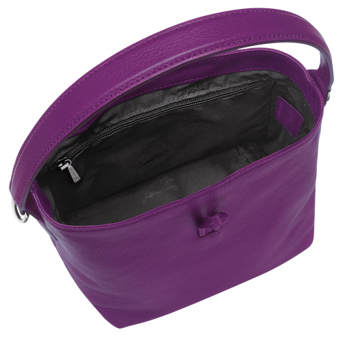 Le Roseau XS Bucket bag , Violet - Leather - View 5 of 5
