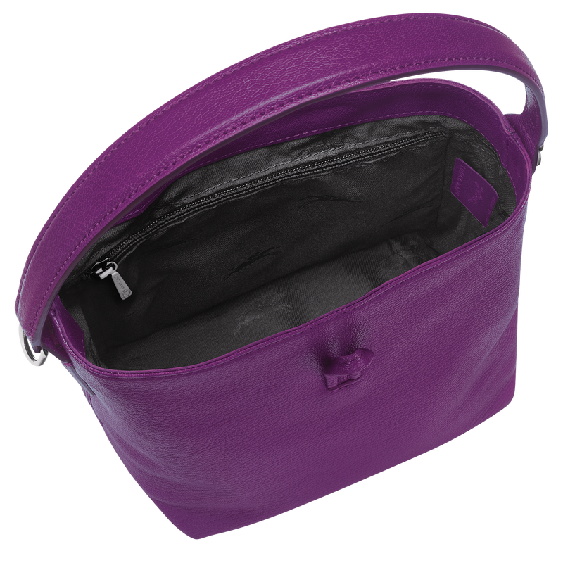 Roseau XS Bucket bag , Violet - Leather  - View 5 of  5