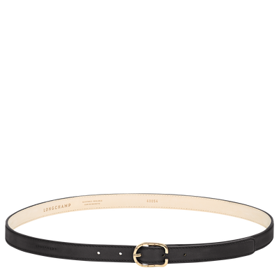Cintur&oacute;n de mujer , Cuero - Negro