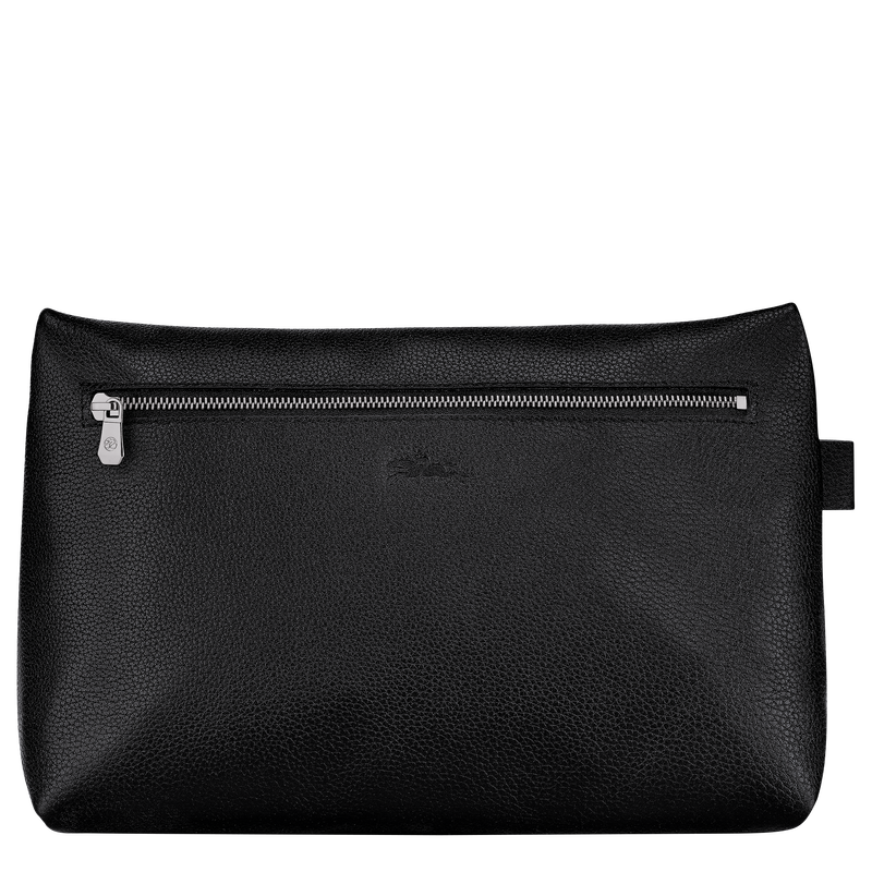 Beauty-case Le Foulonn&eacute; , Pelle - Nero  - View 3 of  3