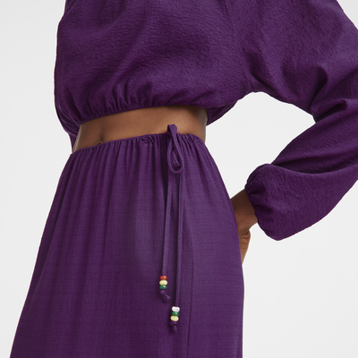 null Long skirt, Violet