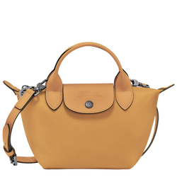 Le Pliage Xtra XS Handbag , Honey - Leather