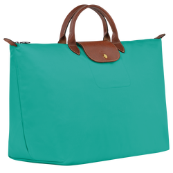 Le Pliage Original 旅行袋 S , 綠松石色 - 再生帆布
