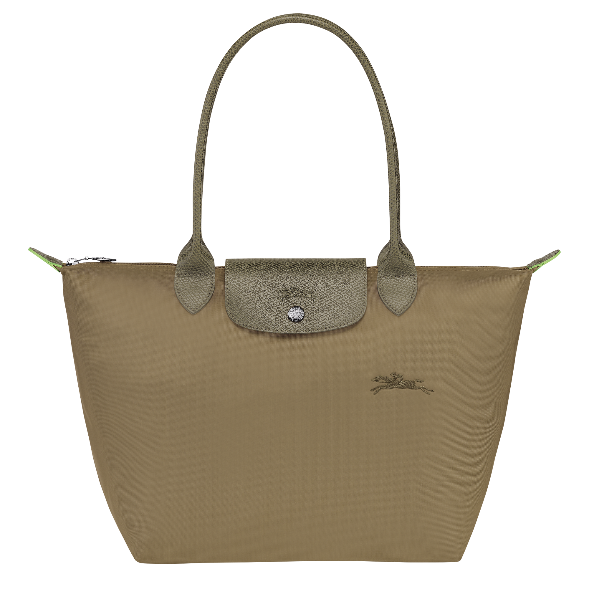Le Pliage Green Tote bag M, Artichoke