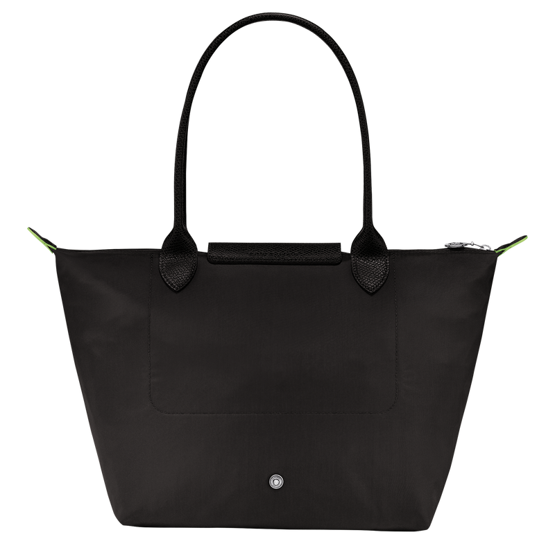 Sac cabas M Le Pliage Green , Toile recyclée - Noir  - Vue 4 de 7