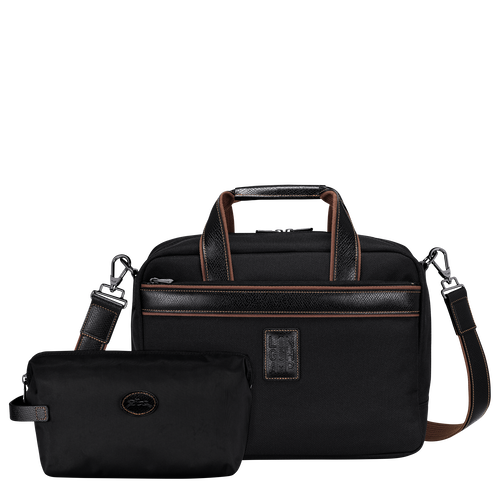 Boxford S Travel bag , Black - Recycled canvas - View 5 of  5