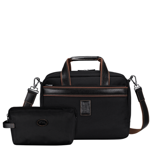 Boxford S Travel bag , Black - Recycled canvas - View 5 of 5