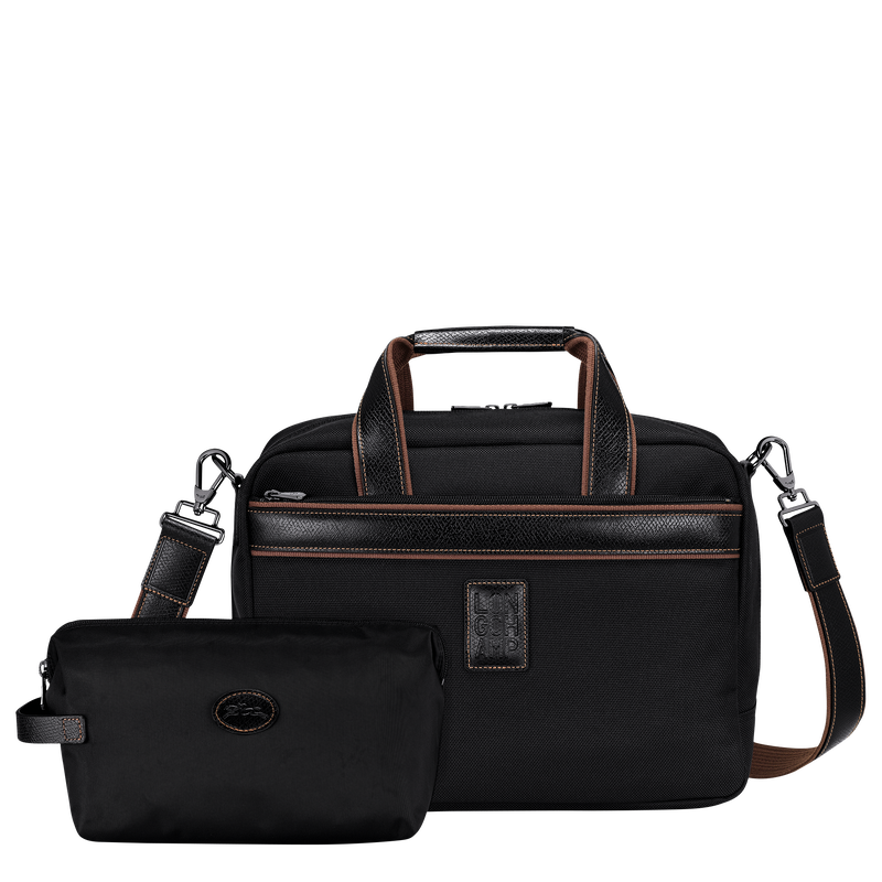 Boxford S Travel bag , Black - Recycled canvas  - View 5 of 5