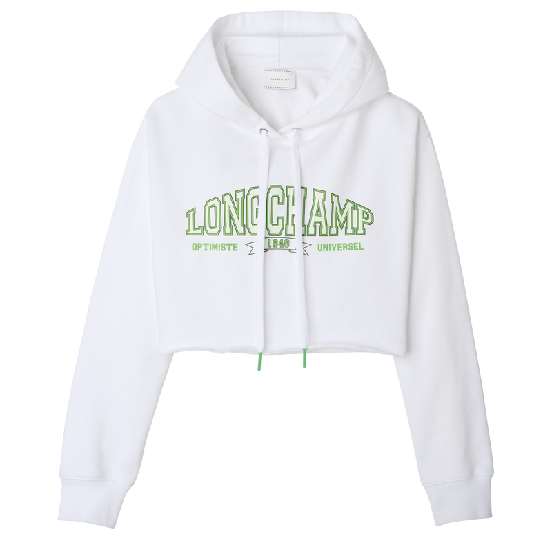 Hoodie , White - Jersey  - View 1 of 3