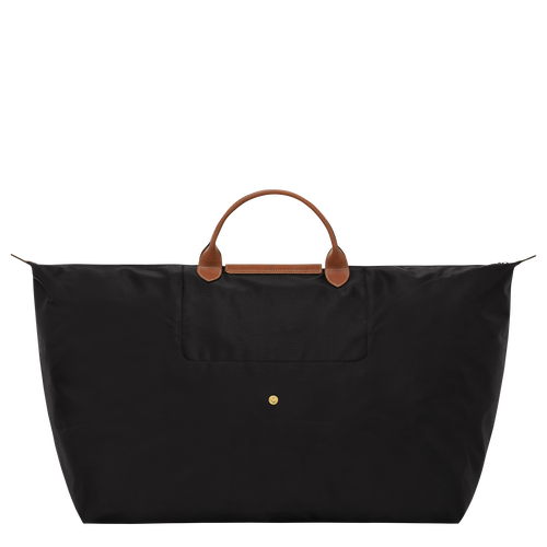 Le Pliage Original M Travel bag , Black - Recycled canvas - View 4 of  5