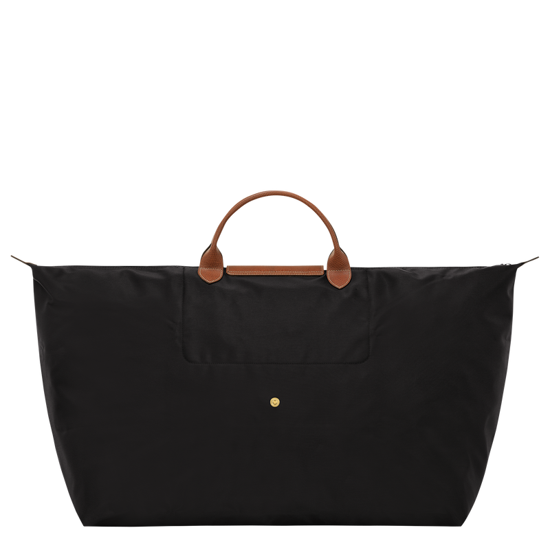 Le Pliage Original M Travel bag , Black - Recycled canvas  - View 4 of  5
