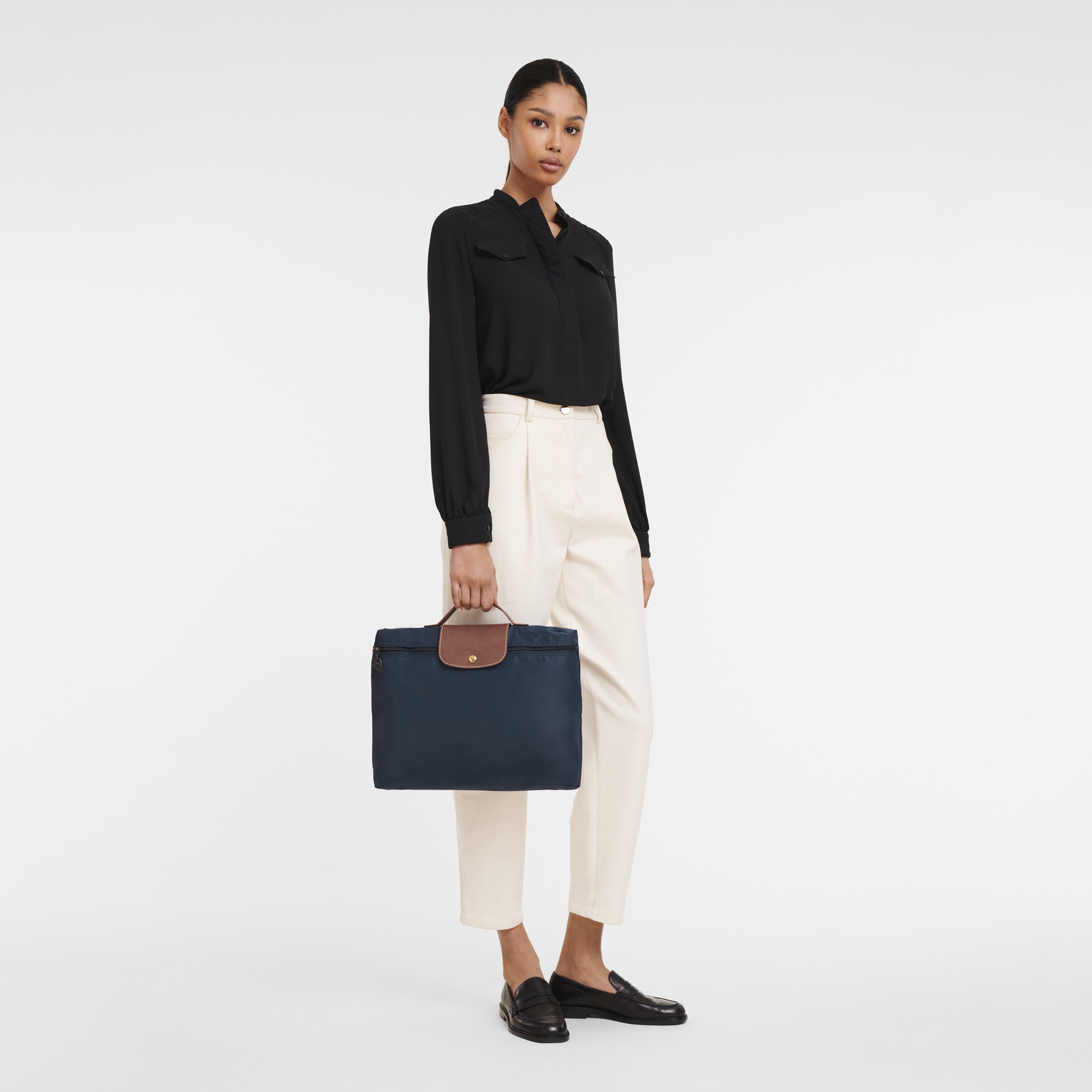 Le Pliage Original Aktentasche S, Marine