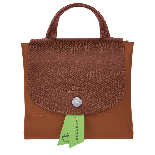 Le Pliage Green Backpack , Cognac - Recycled canvas - View 5 of  5