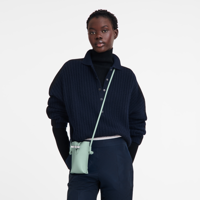 Le Roseau Phone case , Celadon - Leather
