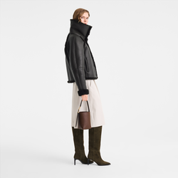 Mala bucket XS Le Smart , Pele - Castanho mocha