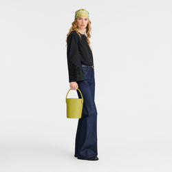 Épure S Bucket bag , Kiwi Green - Leather
