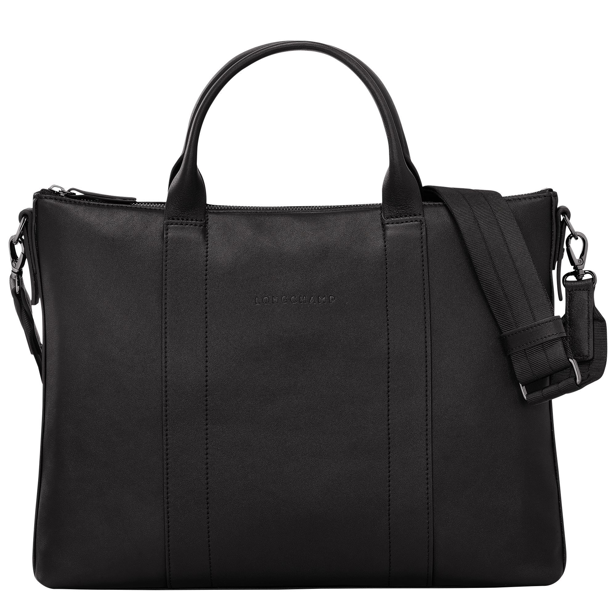 Longchamp 3D Briefcase, Black
