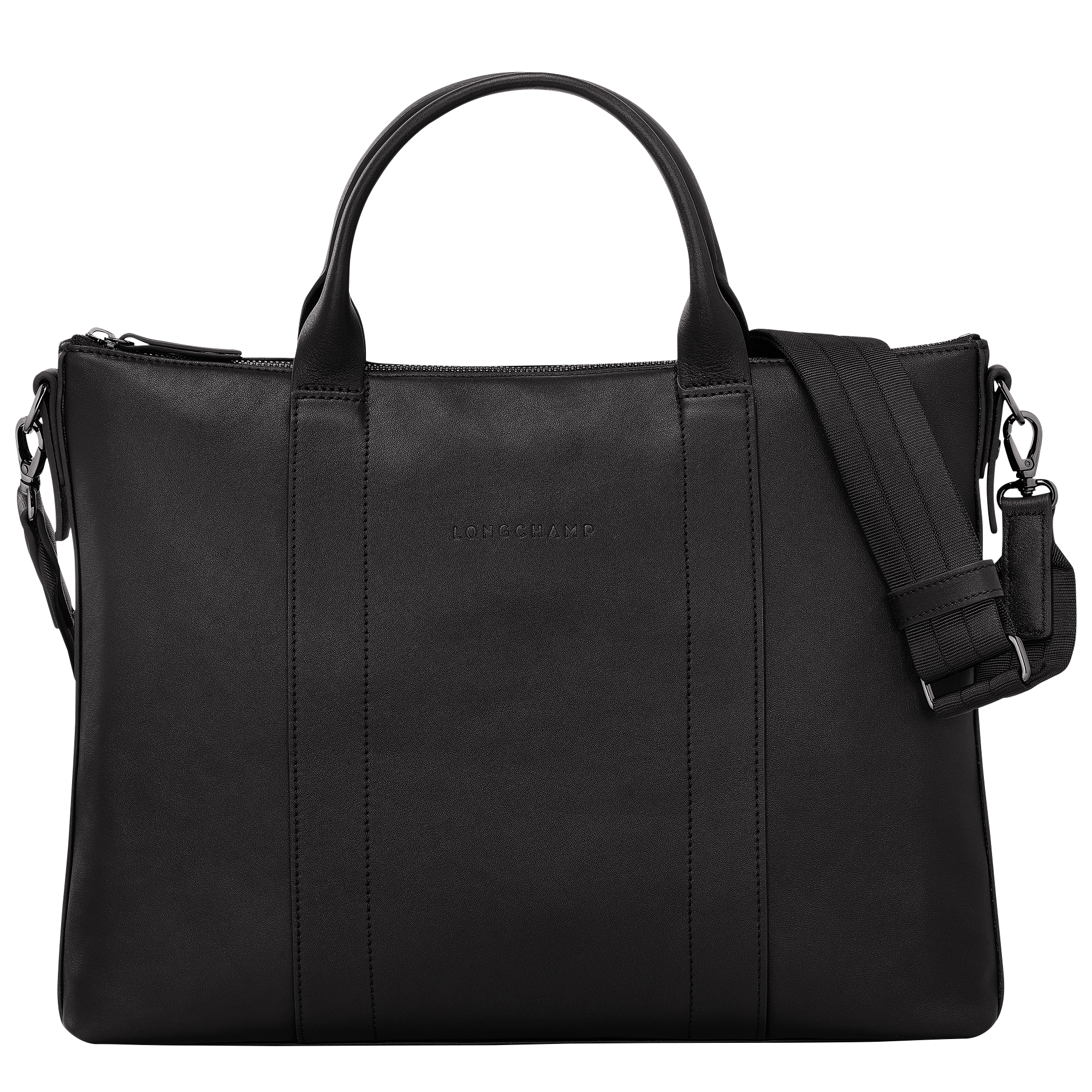 Longchamp leather briefcase hot sale