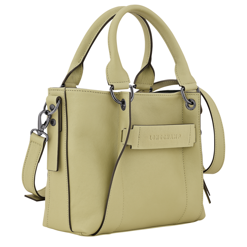 Longchamp 3D S Handbag , Almond Green - Leather  - View 3 of  6