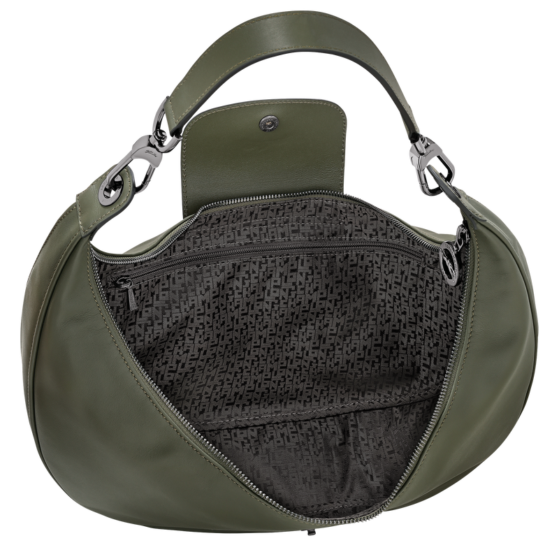 Borsa da spalla L Le Pliage Xtra , Pelle - Abete  - View 5 of  6