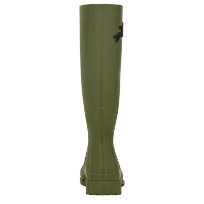 Cheval Longchamp Flache Stiefel, Khaki