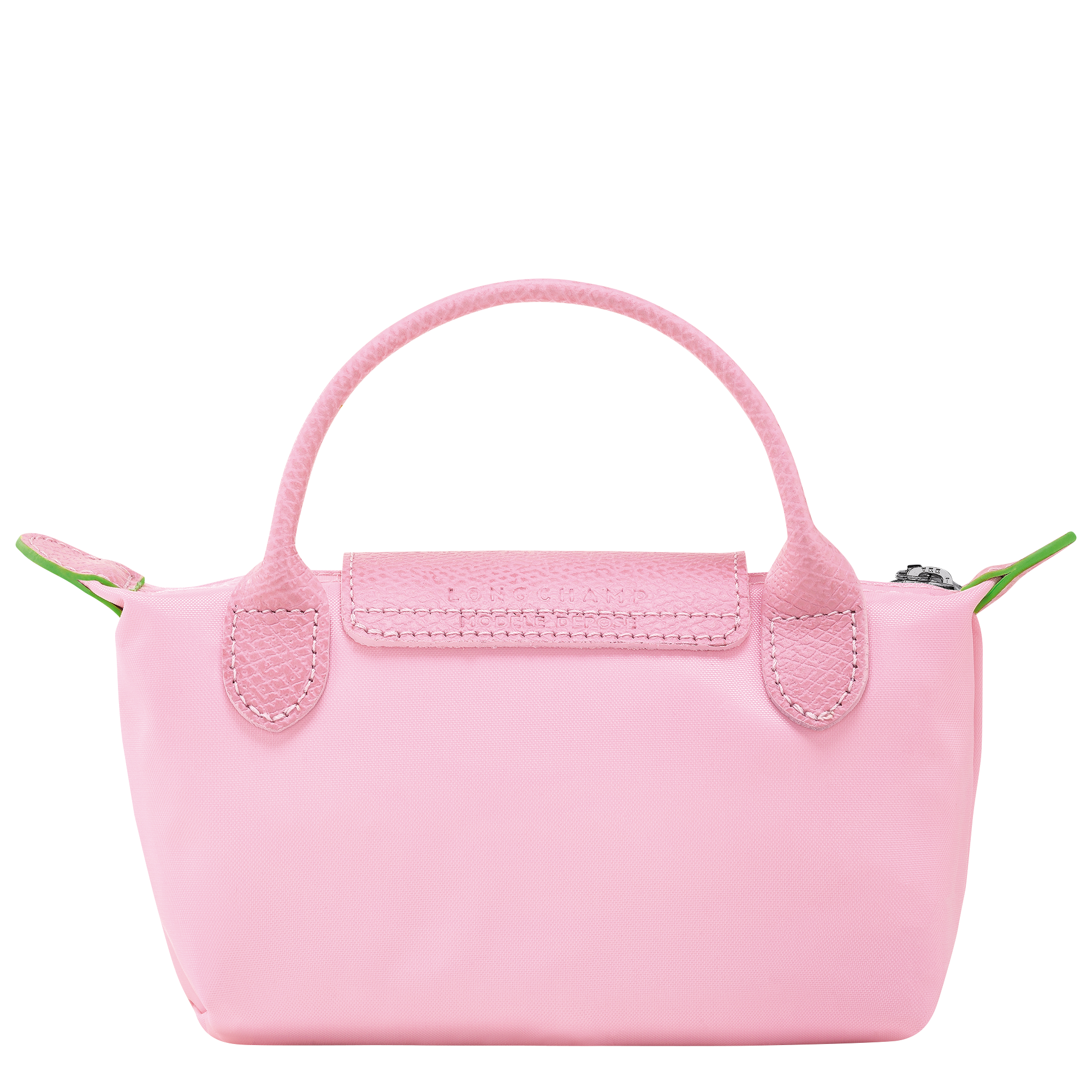 Longchamp Le Pliage Green Pouch with Handle Pink Women