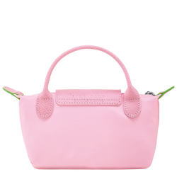 Le Pliage Green Pouch with handle, Pink