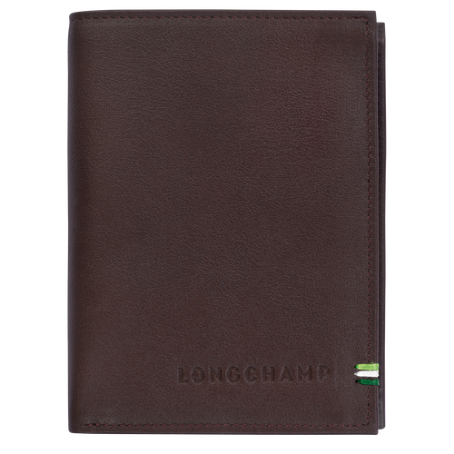 Longchamp sur Seine Wallet , Mocha - Leather - View 1 of  3