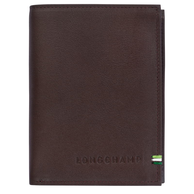 Longchamp sur Seine Wallet , Mocha - Leather  - View 1 of  3