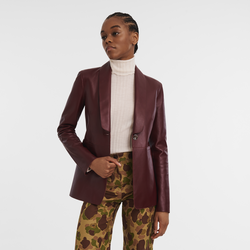 Veste Collection Automne/Hiver 2023 , Cuir - Prune