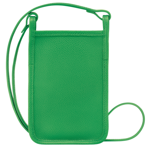 Mobiltelefon-Etui mit Lederbändchen Le Foulonné , Leder - Rasen - Ansicht 4 von 4