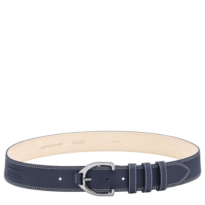 Damengürtel Le Pliage Xtra , Leder - Marine