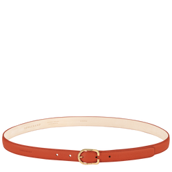 Le Foulonné Ladies' belt , Paprika - Leather