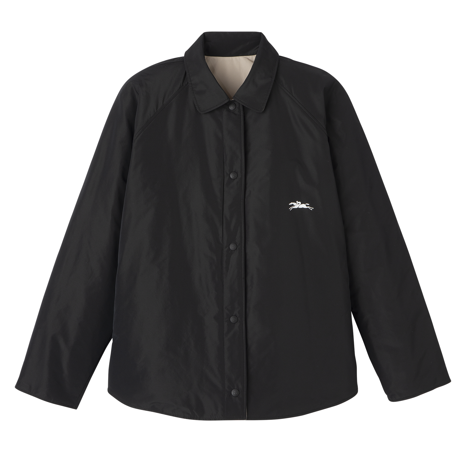 null Padded blouson, Black/Mahogany