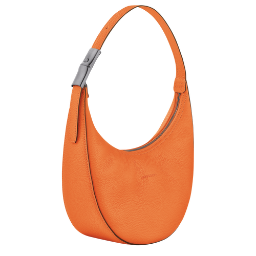Le Roseau Essential M Hobo bag , Orange - Leather - View 3 of  4