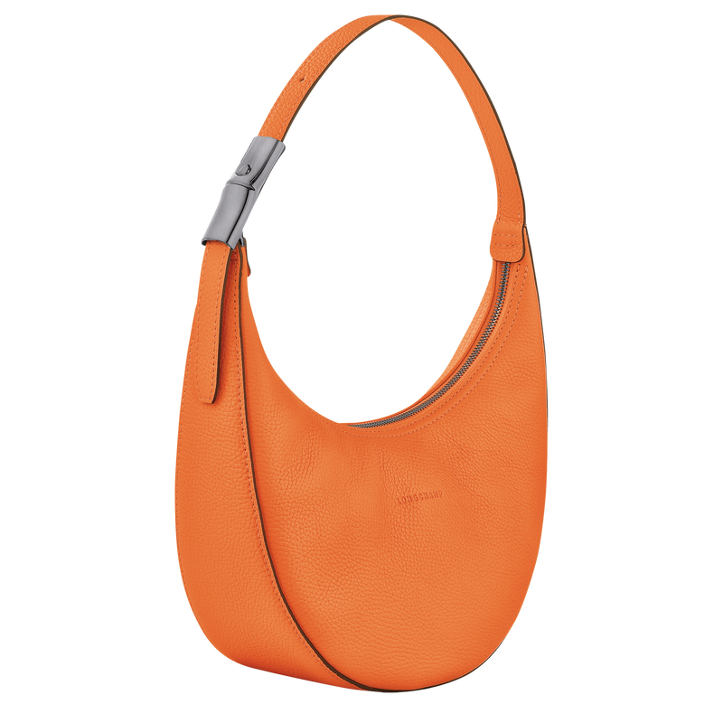 Roseau Essential M Hobo bag , Orange - Leather  - View 3 of 4