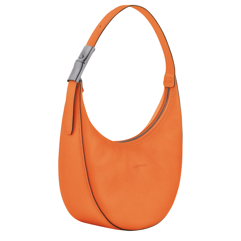 Roseau Essential M Hobo bag , Orange - Leather  - View 3 of  4